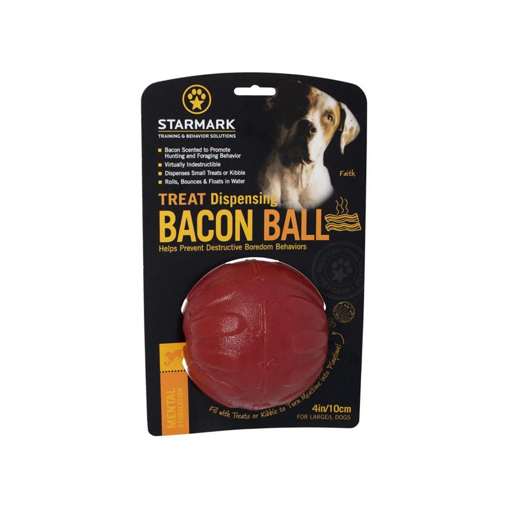 Starmark Treat Dispensing Bacon Ball L : Ø 10cm