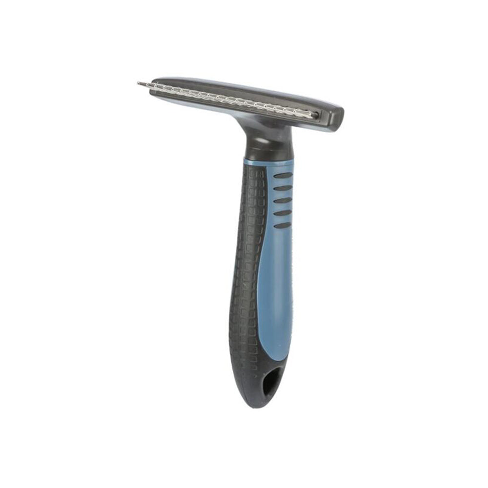 Striegel mit rotierenden Zähnen, rutschfestem Griff 10 × 15 cm, Zähne 1,5 cm