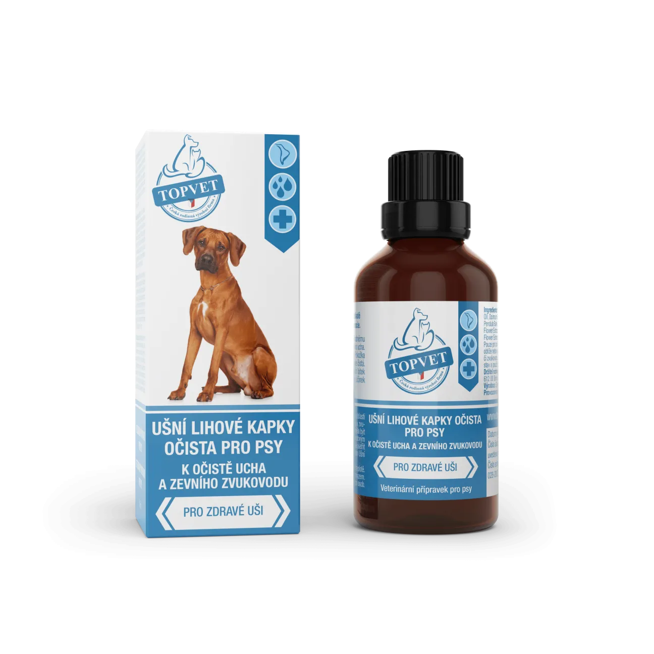 Ohrentropfen Reinigung (alkoholhaltig) für Hunde