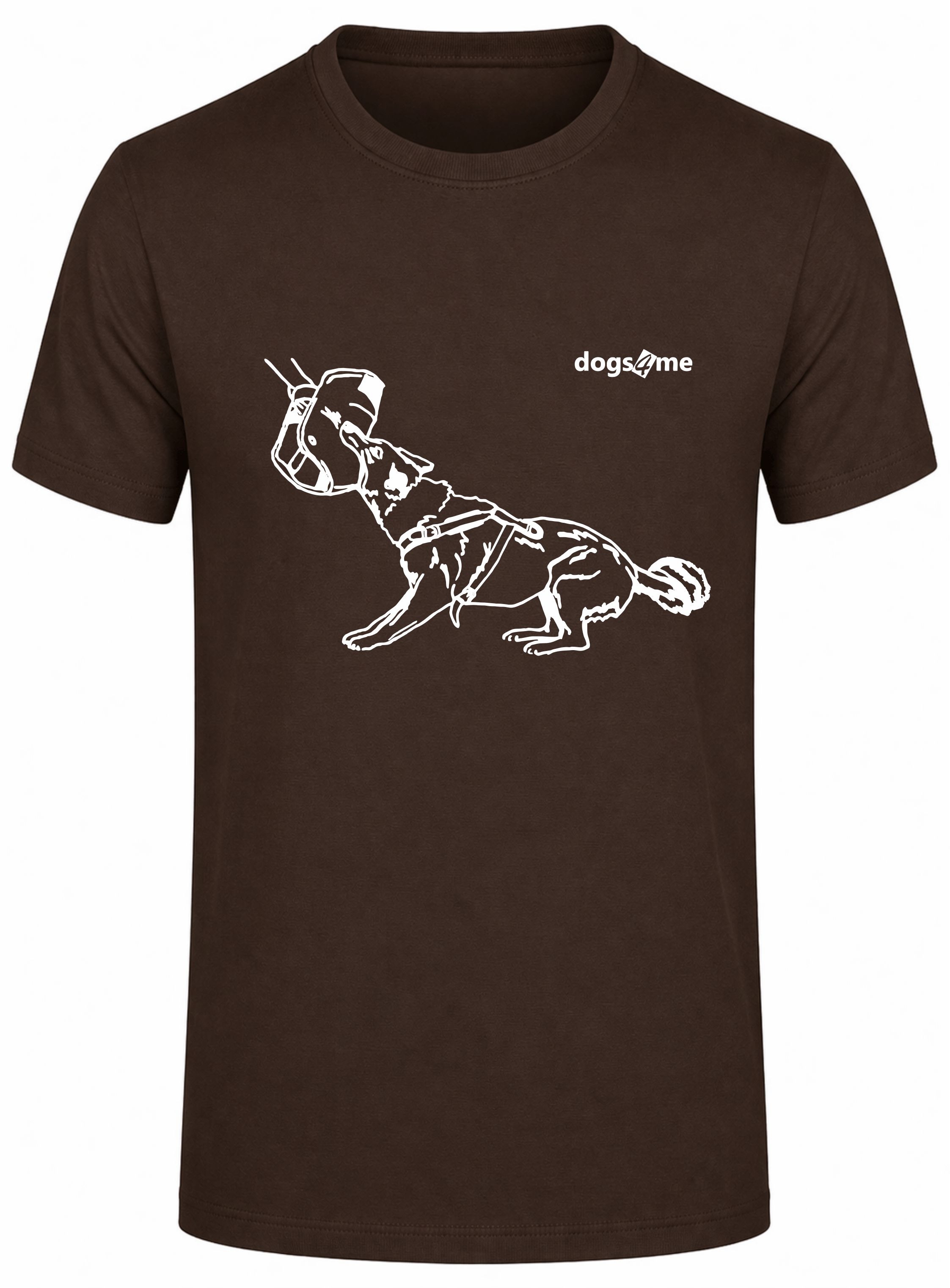 TRIKO NĚMECKÝ OVČÁK BÍLÝ S KLÍNEM