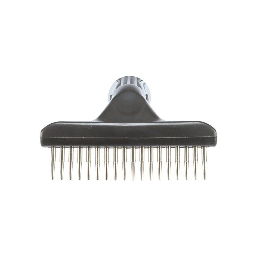 Rake for long fur with anti-slip handle
10 × 15 cm, 2 cm teeth