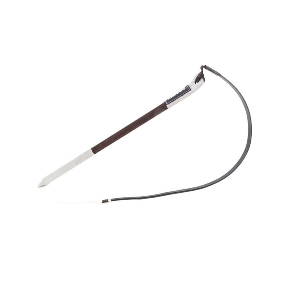 Kurze Peitsche 45 cm mit Peitschenschlag Lederriemen