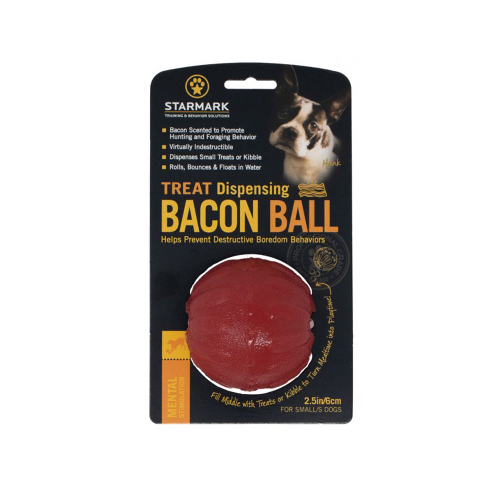 Starmark Treat Dispensing Bacon Ball S : Ø 6cm