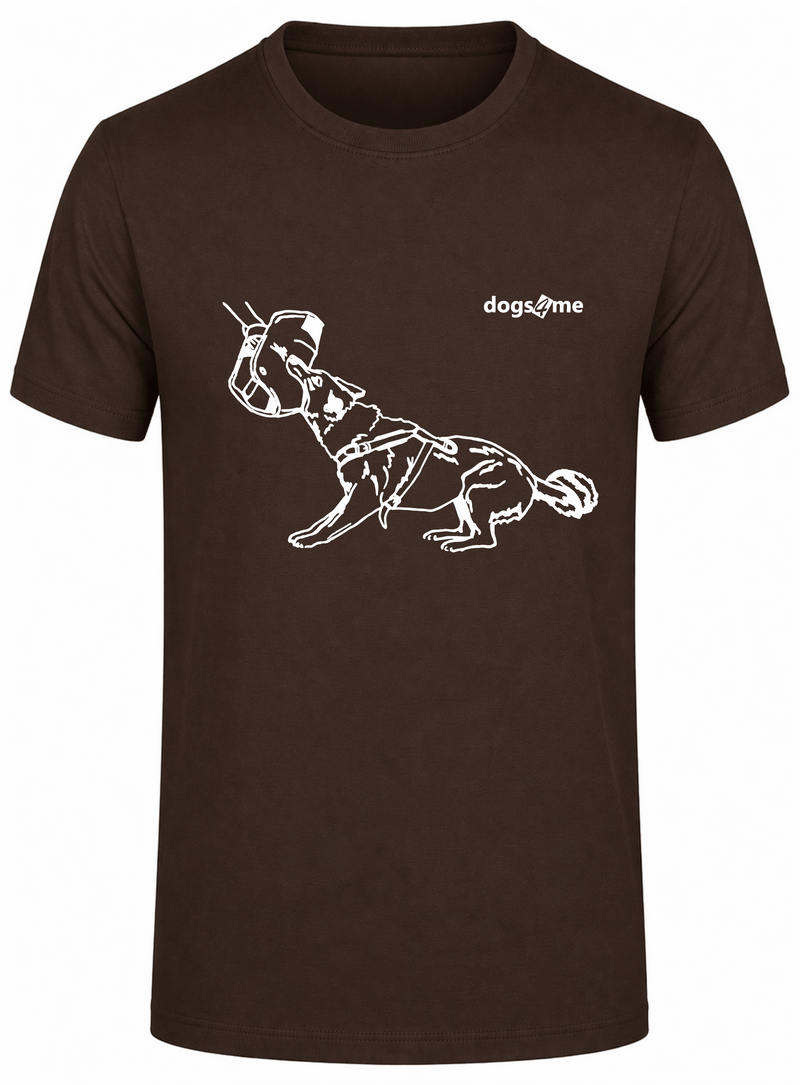 TRIKO NĚMECKÝ OVČÁK BÍLÝ S KLÍNEM